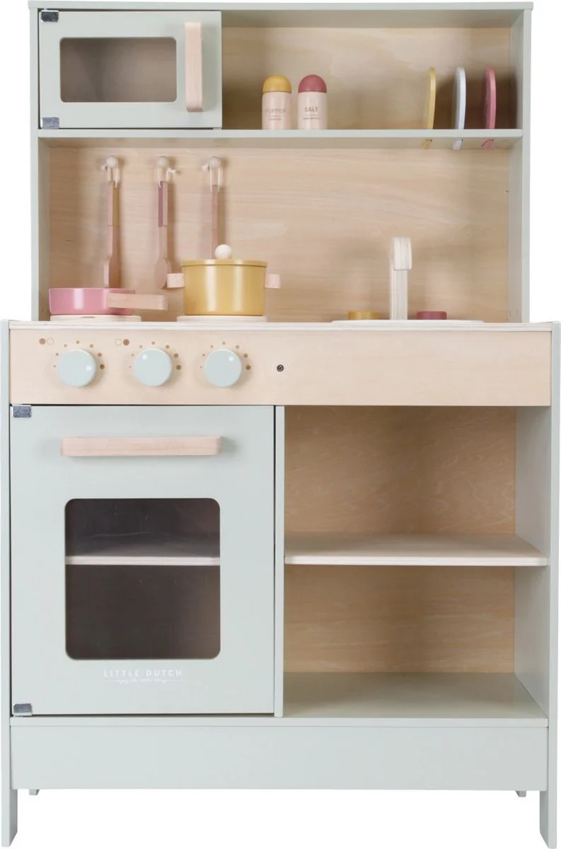 Litte Ducth houten keukentje voor duurzaam speelgoed