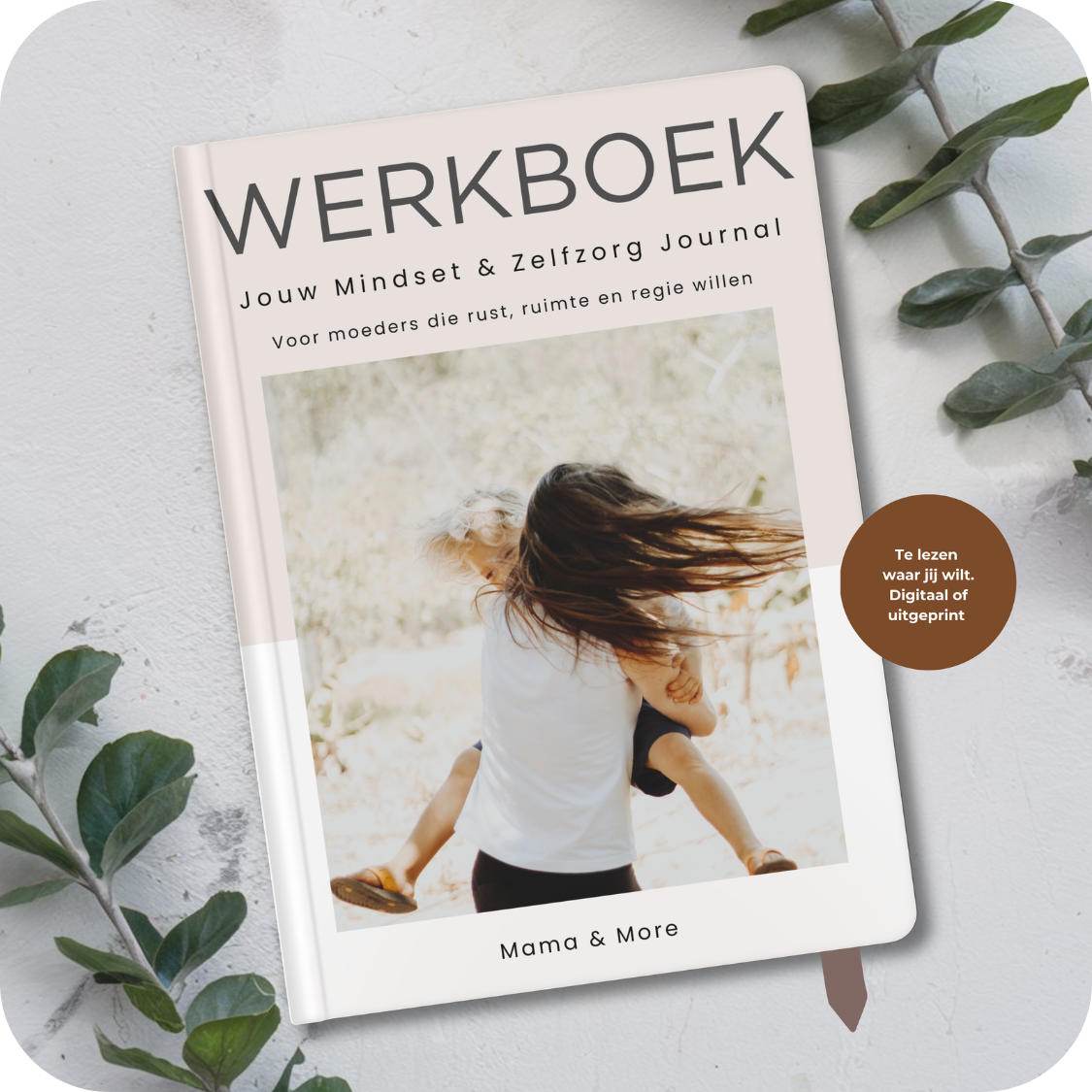 Mockup werkboek mindset en zelfzorg
