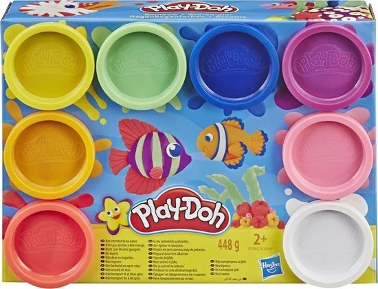 Pay-Doh 8 pack - acht vrolijke kleuren