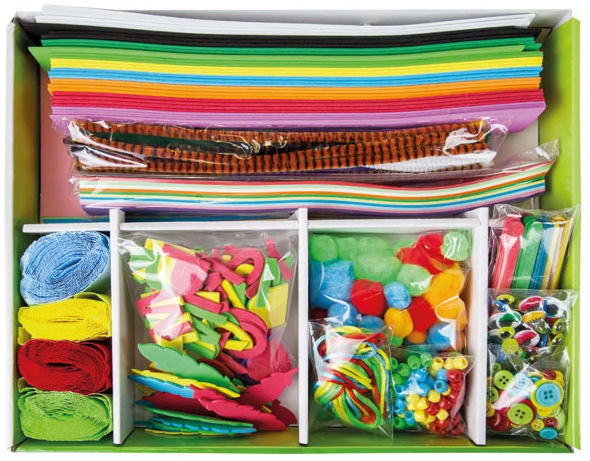 LENA knutseldoos met 800 onderdelen