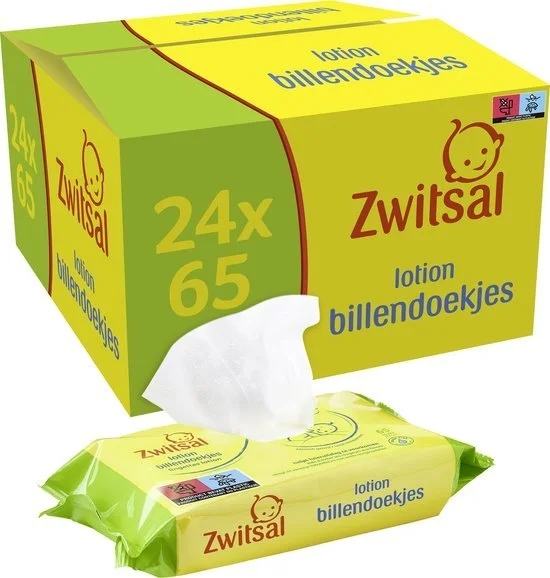 Zwitsal billendoekjes 24x65 doekjes