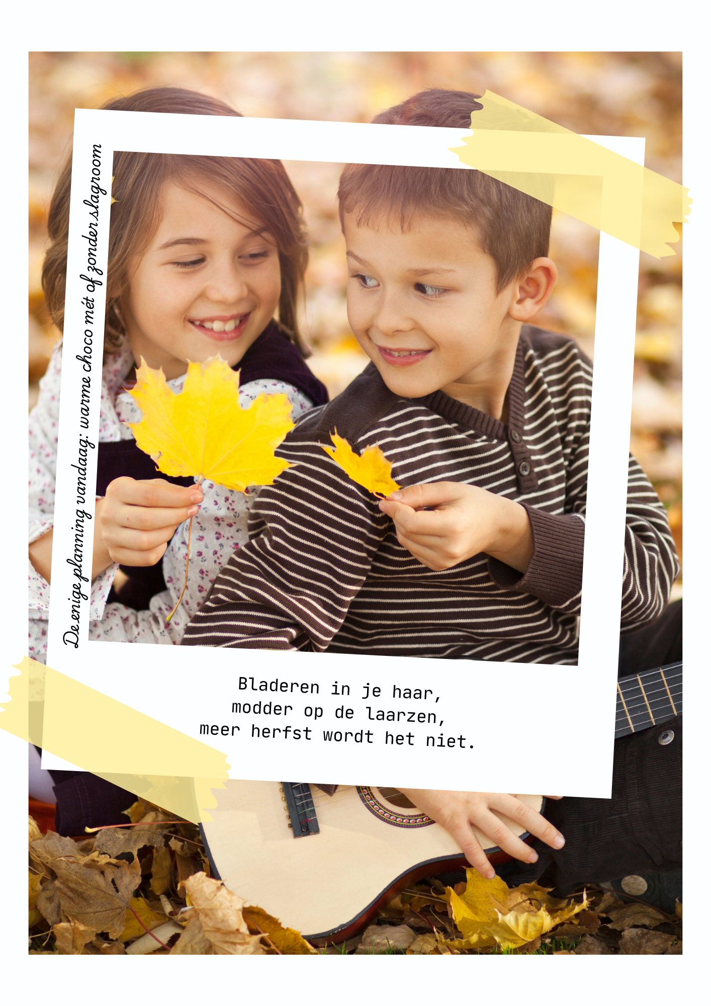 Quote pagina voor de herfst