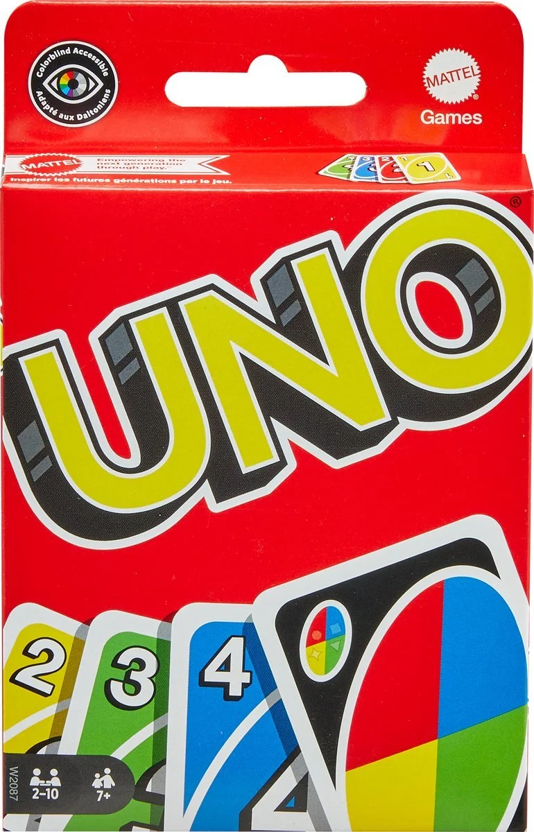 UNO kaartspel - Mattel Games. Kaartspel vol spanning en actie.