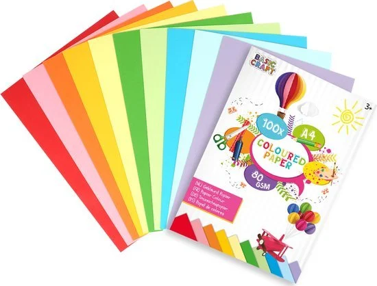 Knutselset met papier en ballonnen - creatief plezier voor kinderen