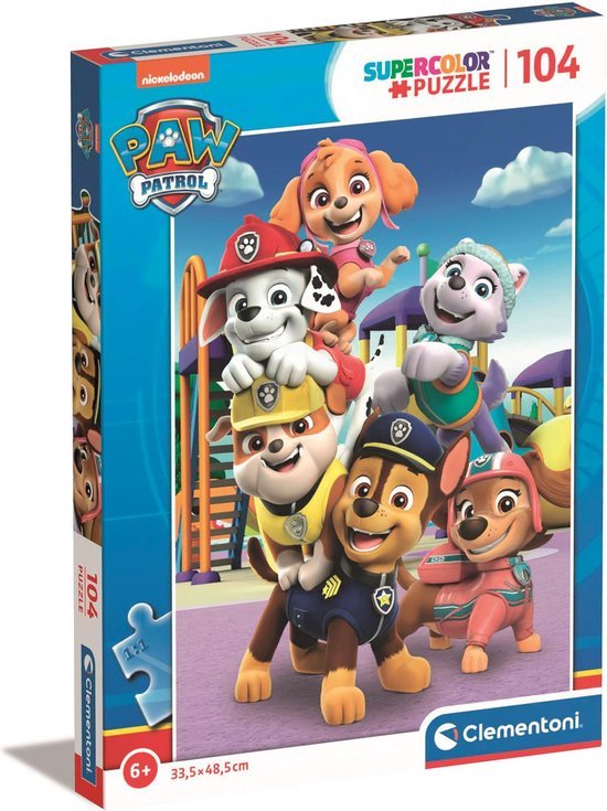 Paw Patrol puzzel - 104 stukjes