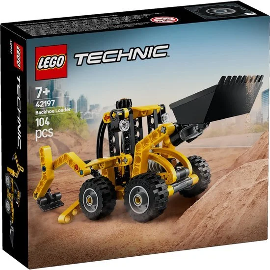 LEGO Technic graaflandmachine met realistische functies