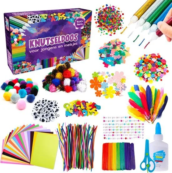 Grote knutseldoos voor budgetcadeau onder de 15 euro