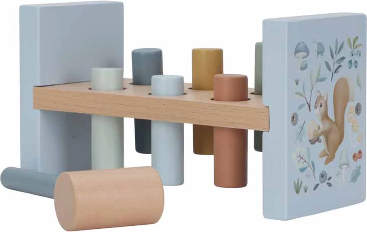 Blauwe Little Dutch hamerbank