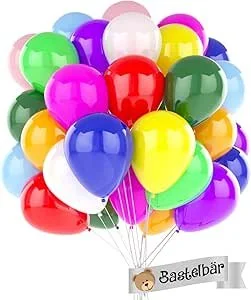 Biologische gekleurde ballonnen 100 stuks