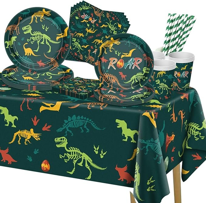 Dino feestservies 101 delig voor kinderfeestje