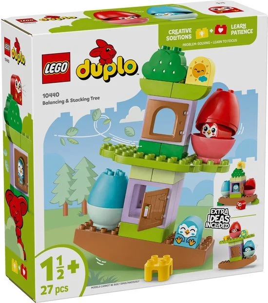 LEGO Duplo Balanceer en stapelboom. Speels en leerzaam setje vanaf 1,5 jaar.