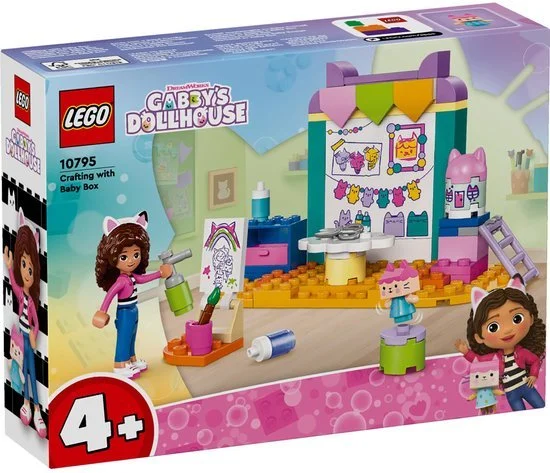 LEGO Gabby's Dollhouse knutselen met babykitty