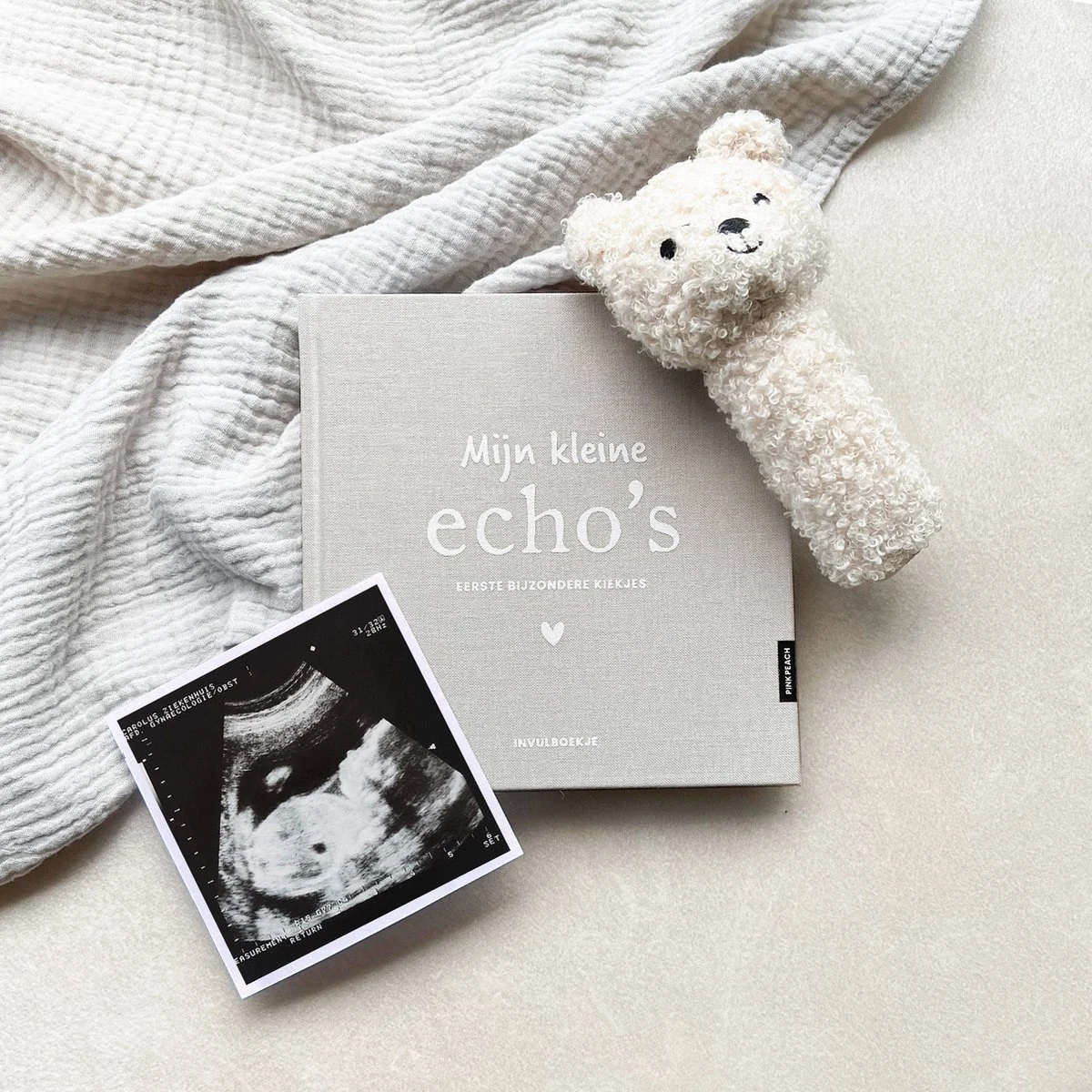 Mijn kleine echo' een invulboekje voor al je echo fotos' een mooie herinnering voor later