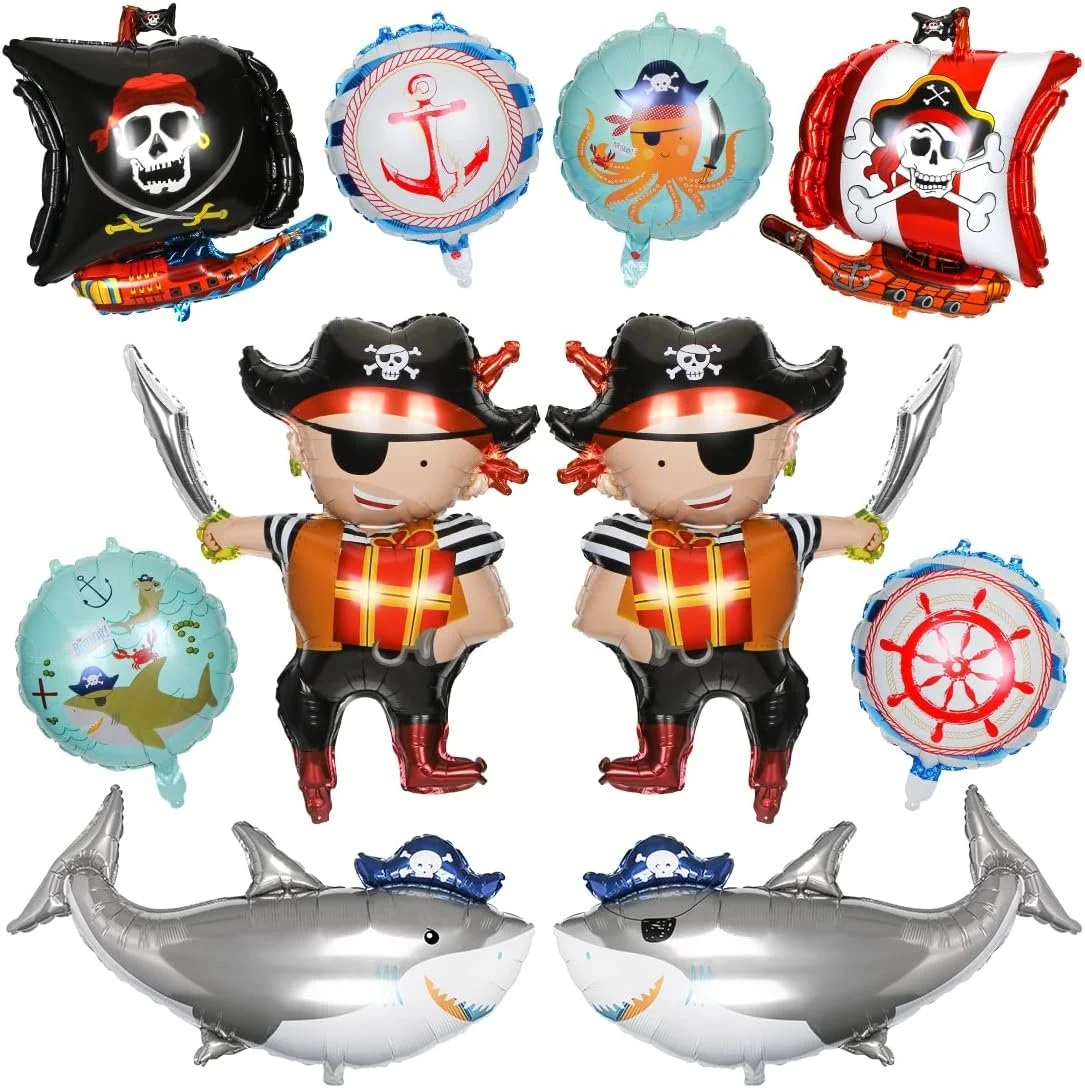 Piraten ballonnenset 10 stoere piraten ballonnen