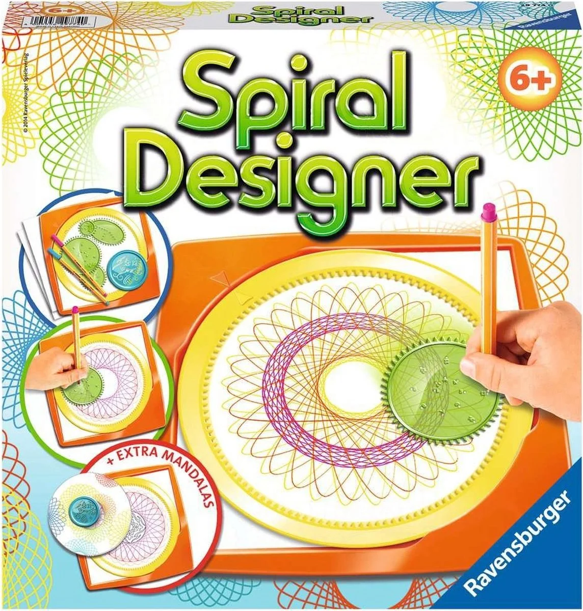 Spiral Designer voor de mooiste spiraal tekeningen. Eindeloos variëren.