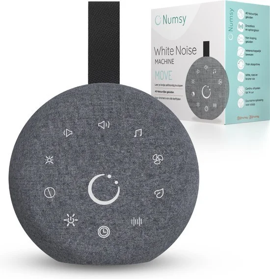 Mumsy white noise machine voor baby's om beter te slapen