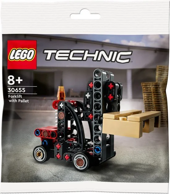 LEGO Technic vorkheftruck voor kinderen vanaf 8 jaar.