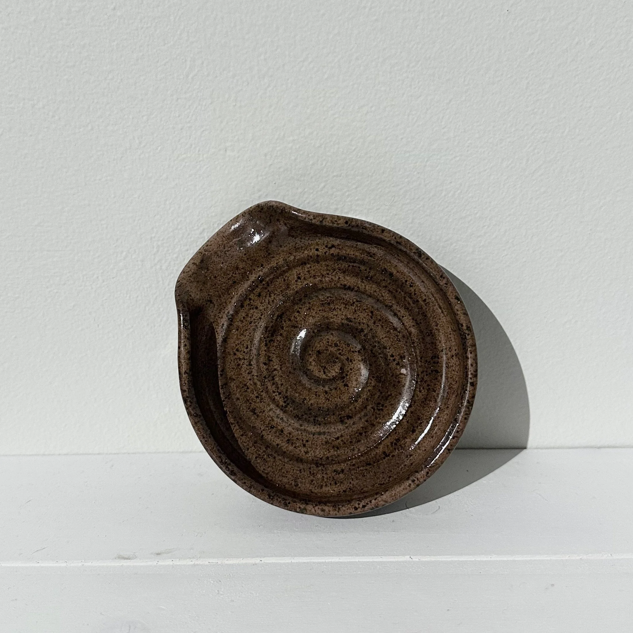 Chocolate Brown Spoon Rest