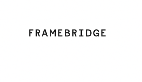 Text reading 'FRAMEBRIDGE' on a plain white background.
