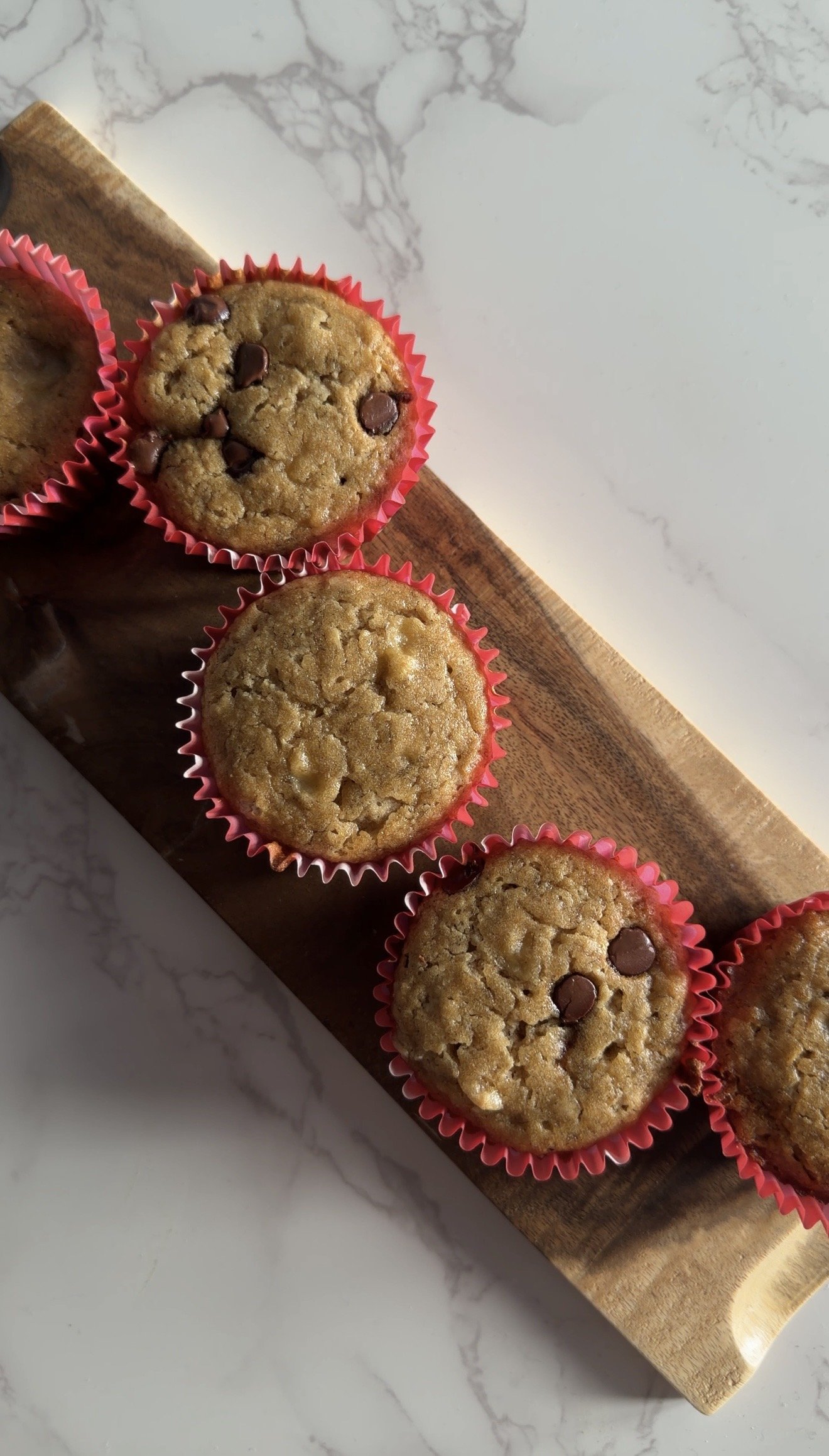 Soft Banana Muffins 