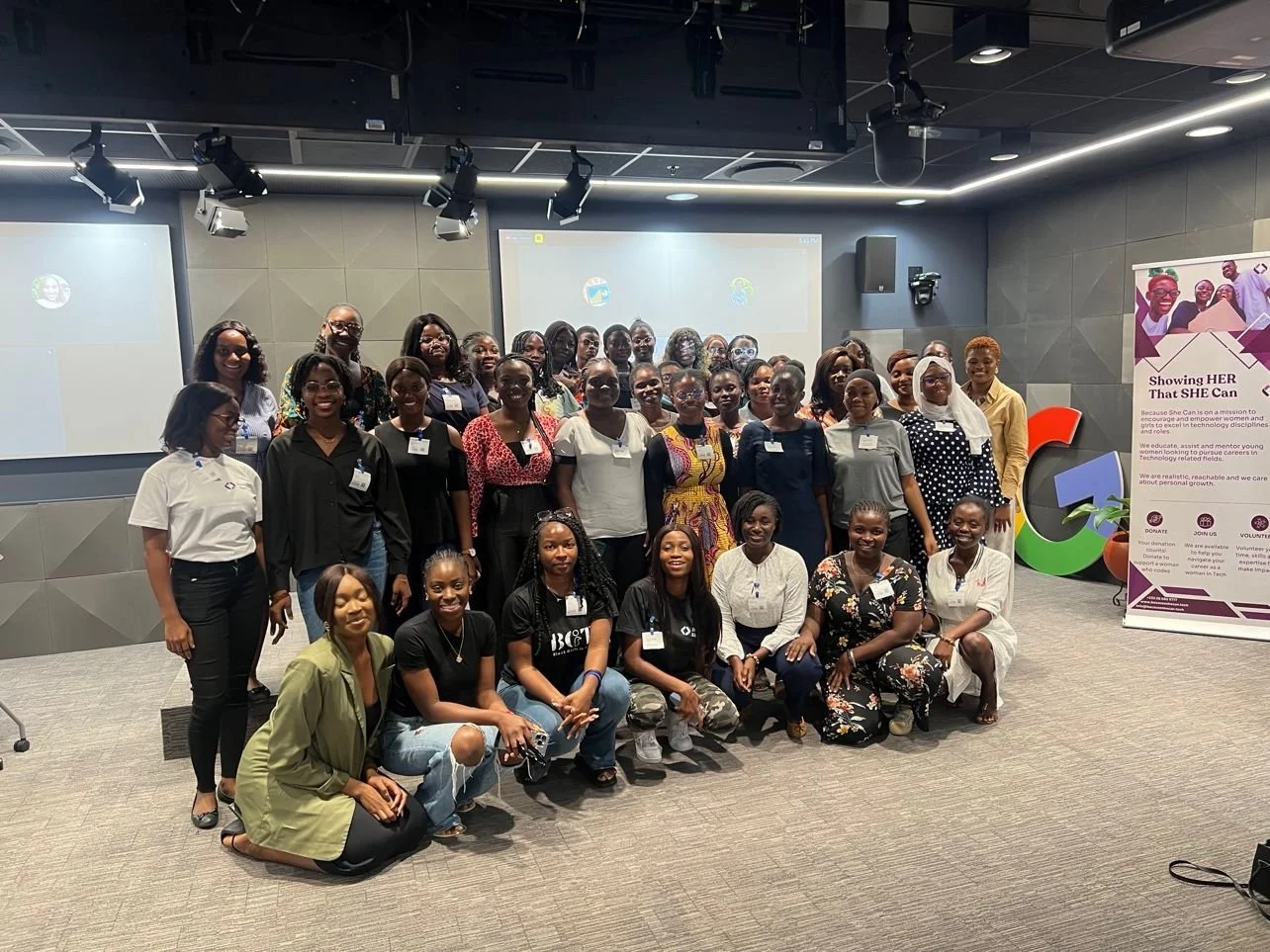 Tap Into Tech Host with Google Ghana