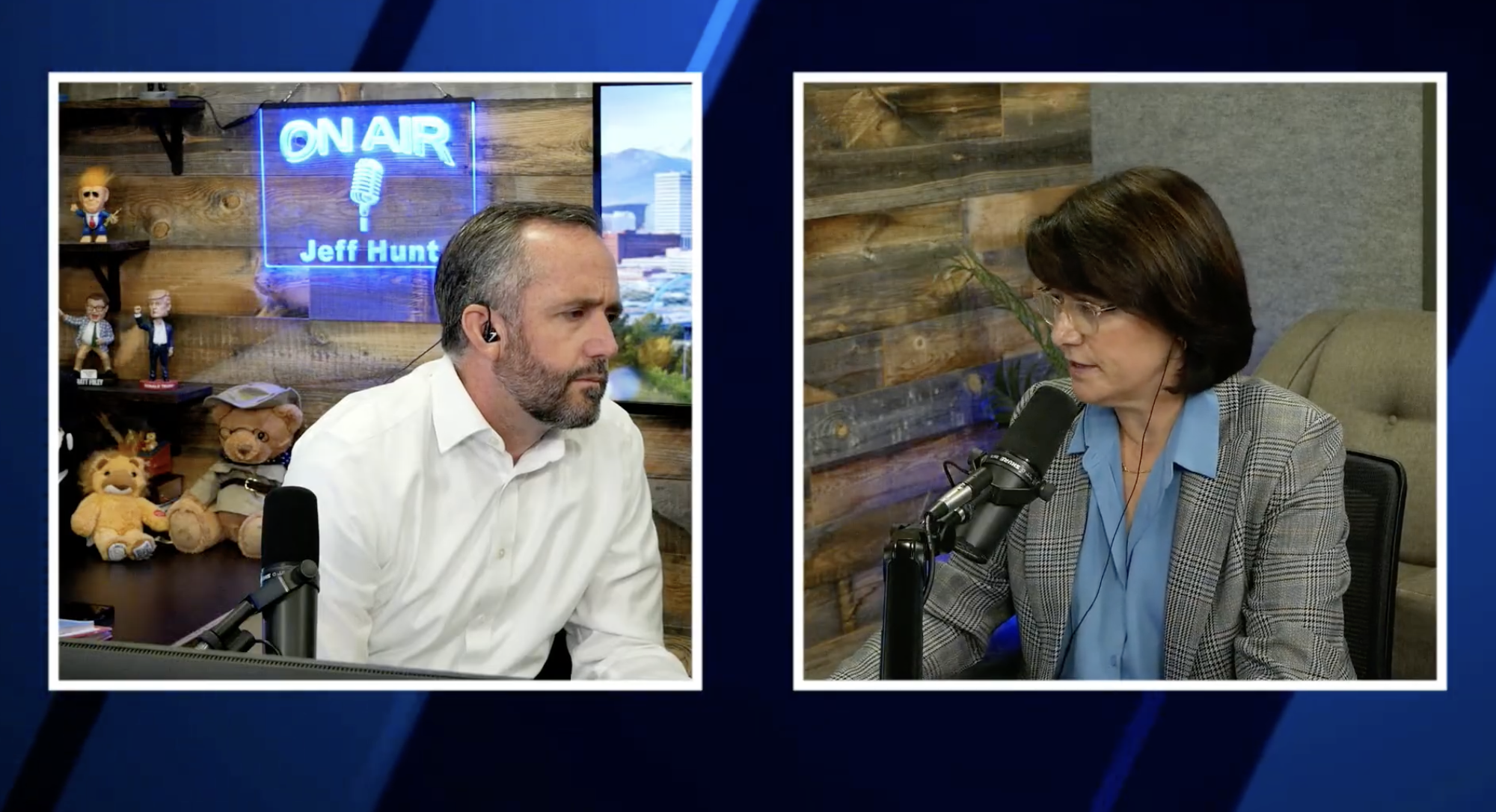 Eileen Laubacher on the Jeff and Bill Show