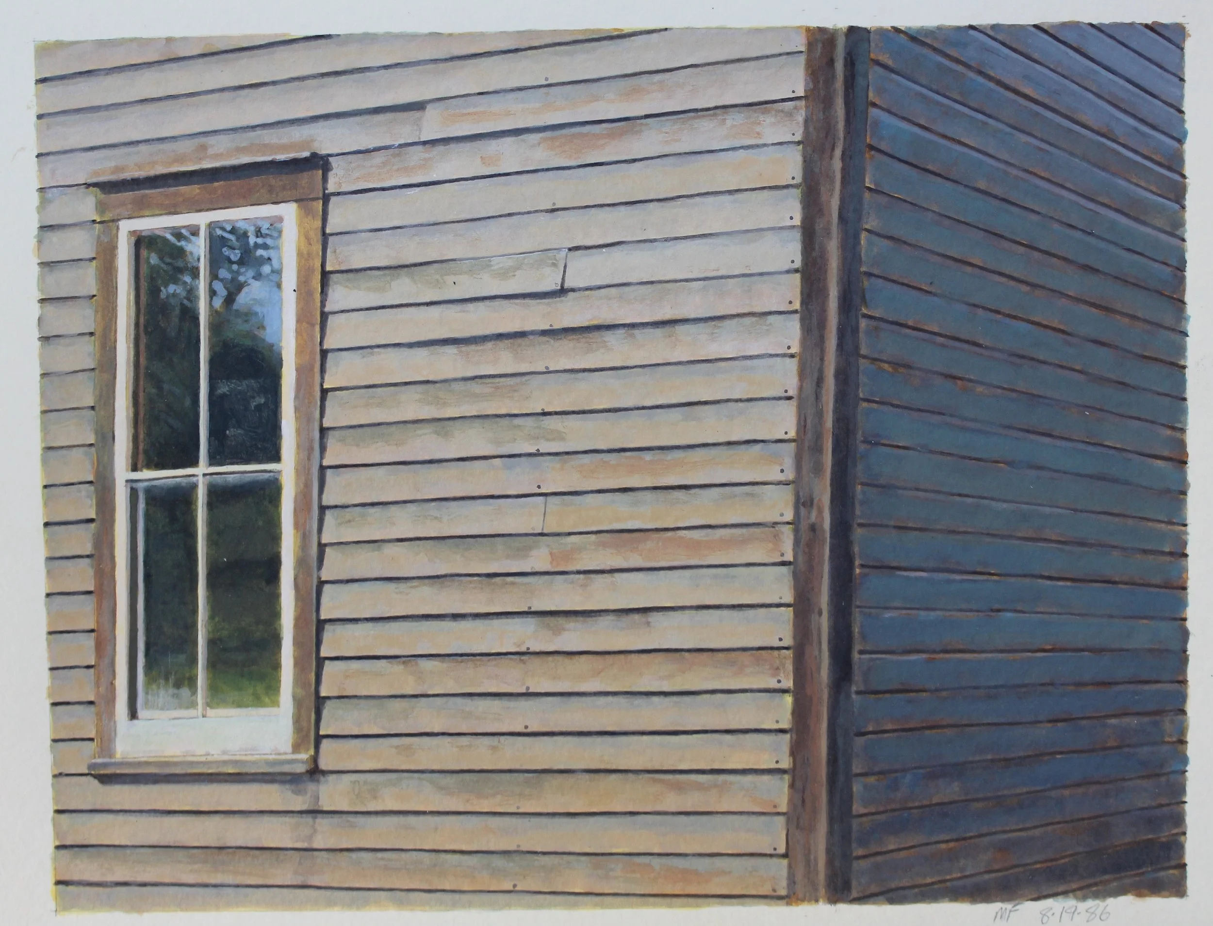 Tree Window Reflection | 8 /9/1986