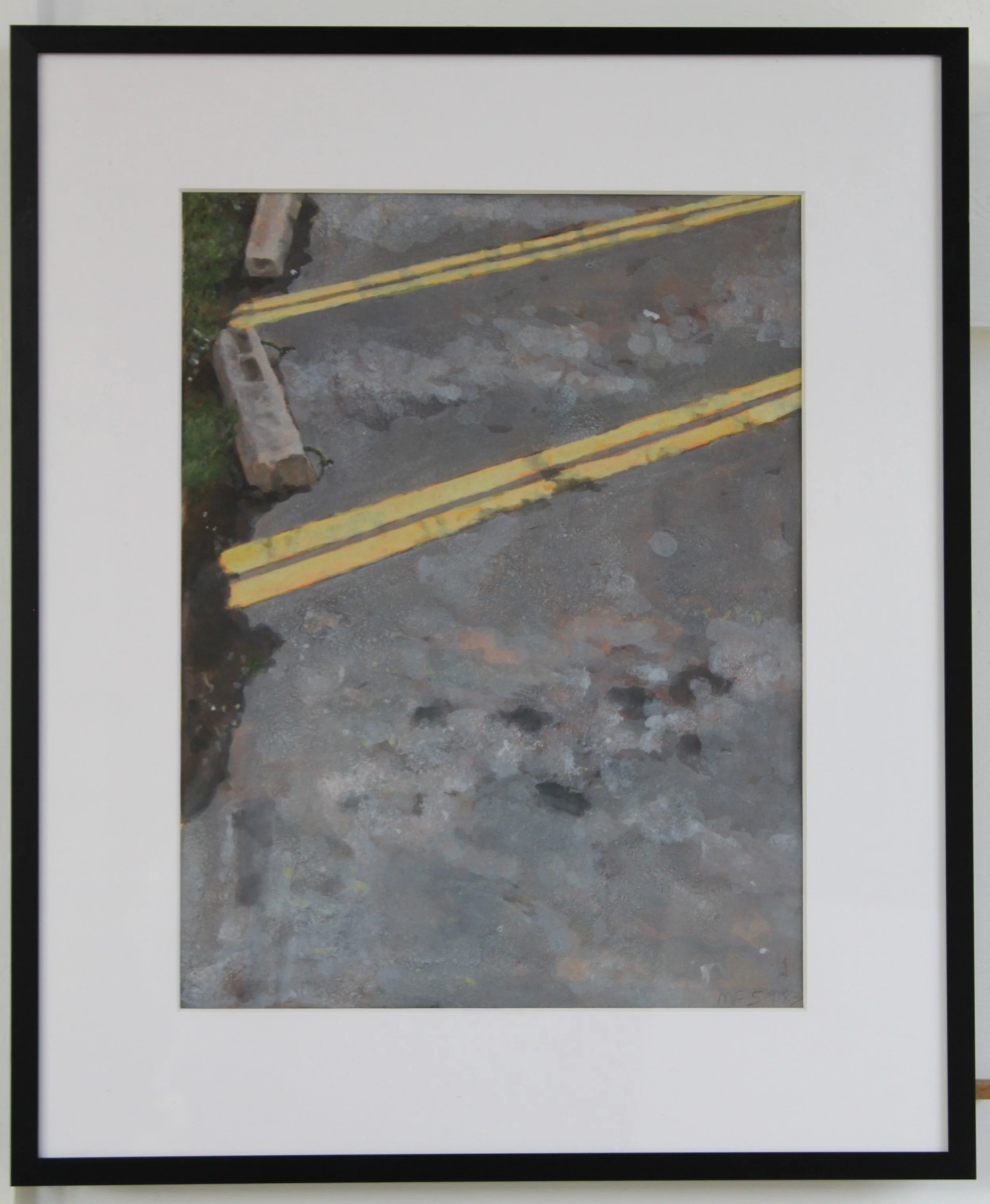 Untitled Parking Spaces | 14 x 17 | 5/9/1983 | Framed