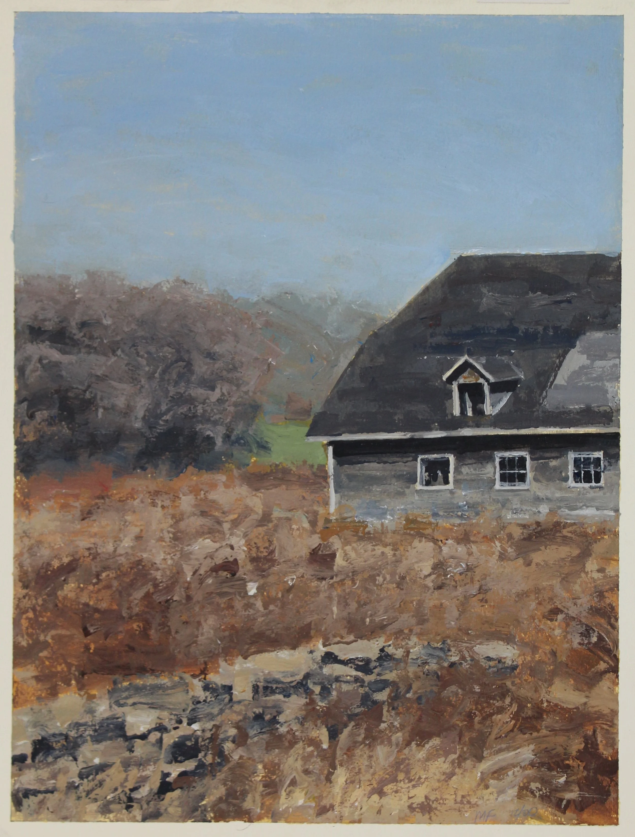 Barn and Stone Wall | 12/2000