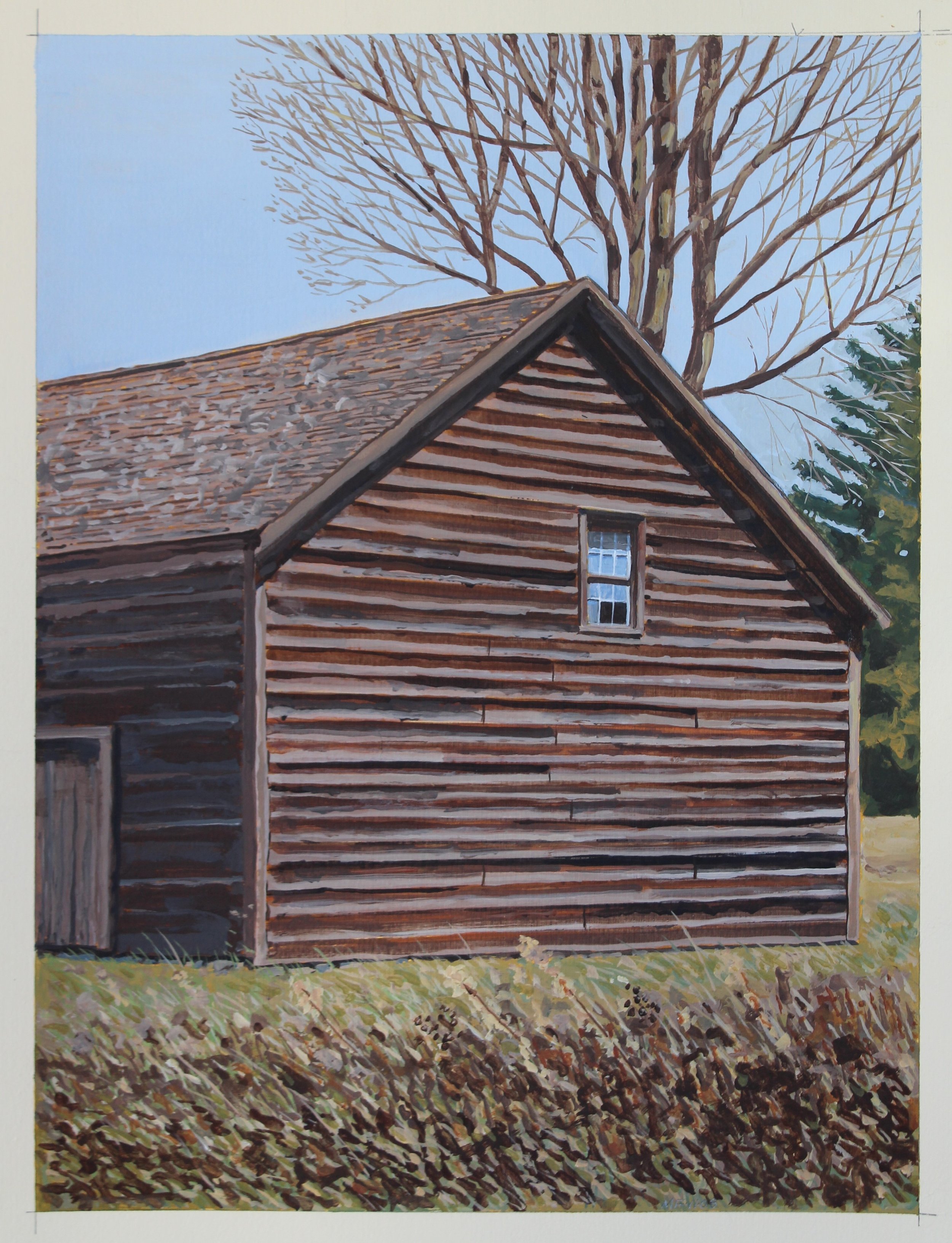 Barn with Tree in Back | 1/2008