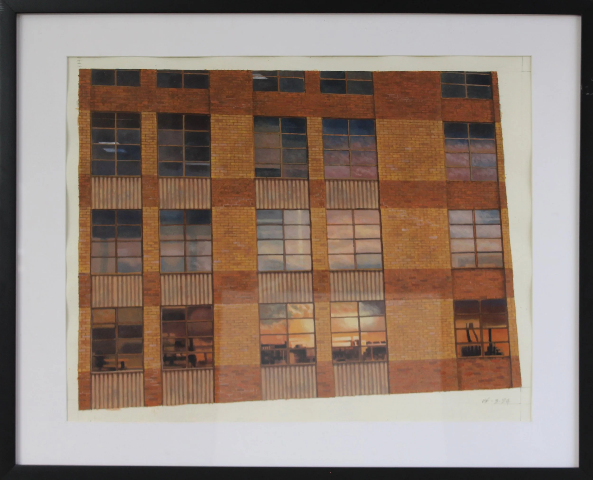 City Sunset | 15 x 20 | 3/1984 | Framed