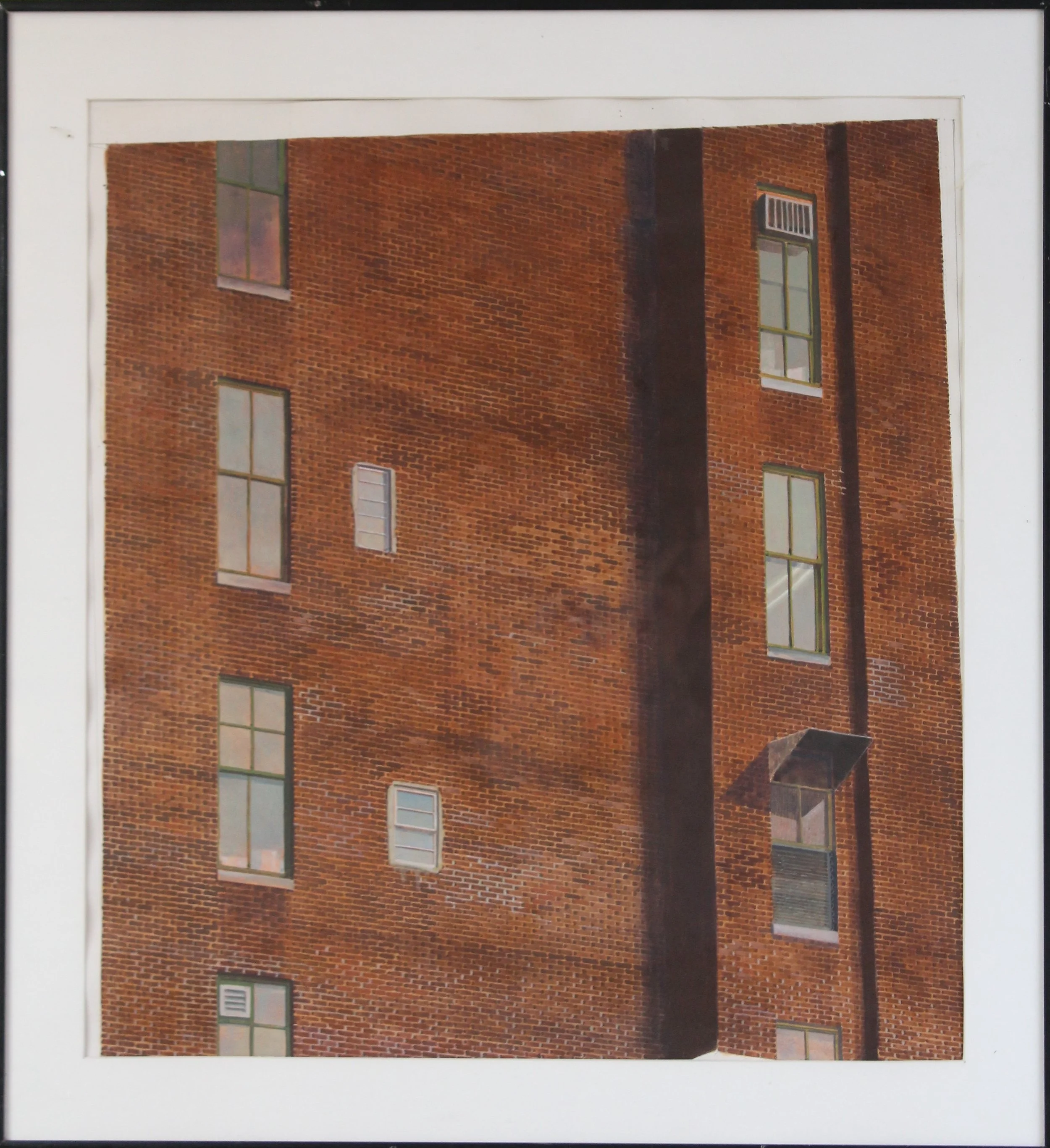 Reflections in Brick | Framed