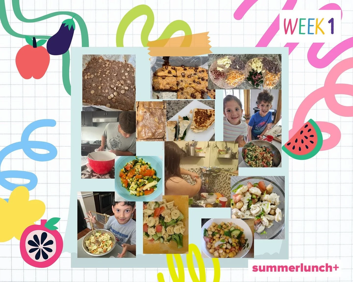 summerlunch+ Summer Scrapbooks! 💗 

After each week of our program, our summerlunch+ staff put together little scrapbooks for each class filled with photos families shared of their amazing recipes. 

Every photo tells a story, and we&rsquo;re so gra