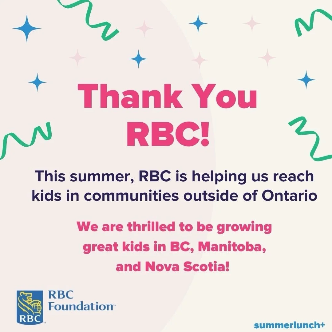 Thank you, RBC! 💙

This summer, RBC is helping us reach kids in communities outside of Ontario as we expand across Canada! 🌟

We are thrilled to be growing great kids in:
📍 BC
📍 Manitoba
📍 Nova Scotia

We look forward to summer 2026! 

...

#Com