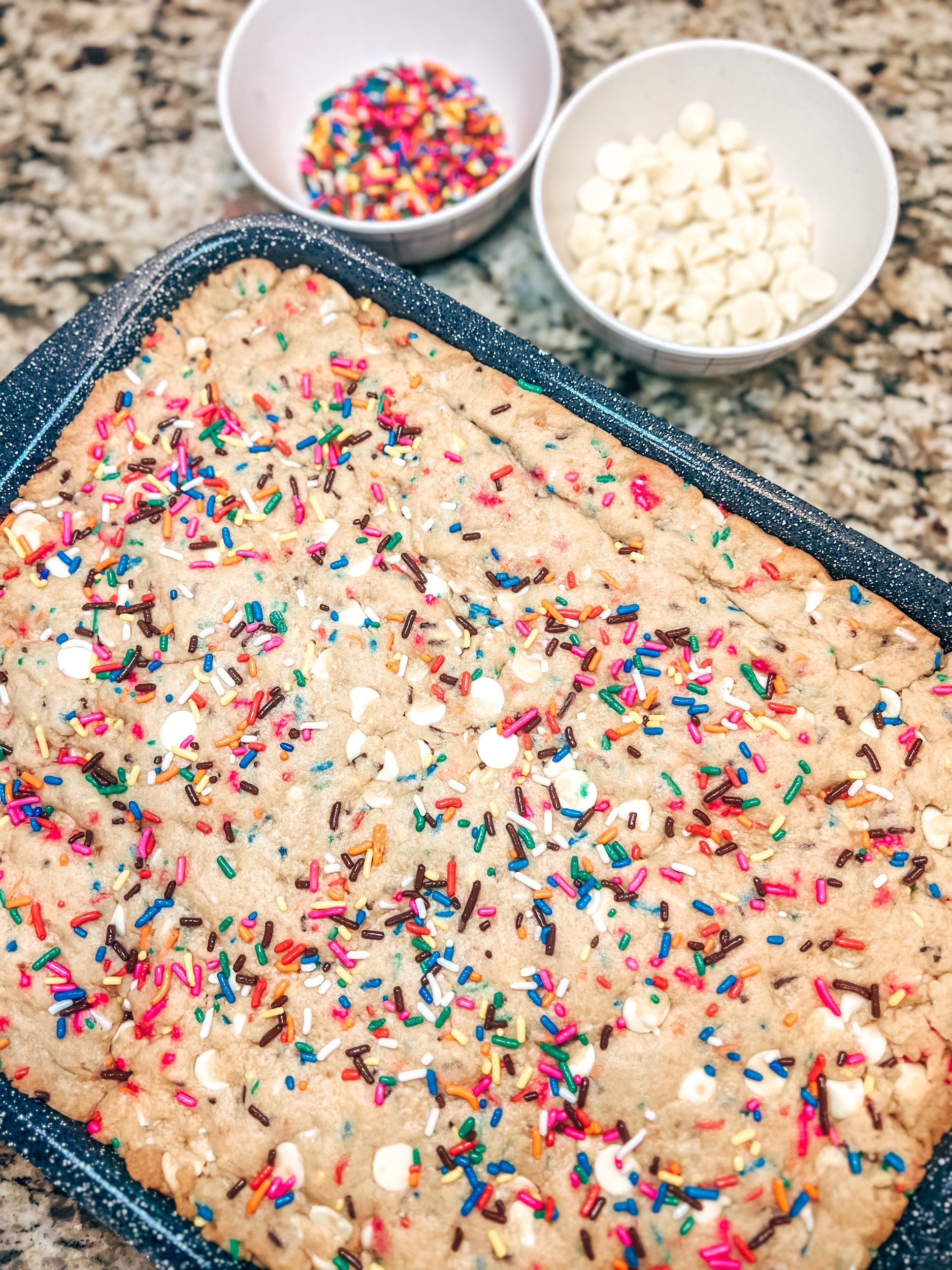 Sheet Pan Funfetti Cookie Bars Recipe