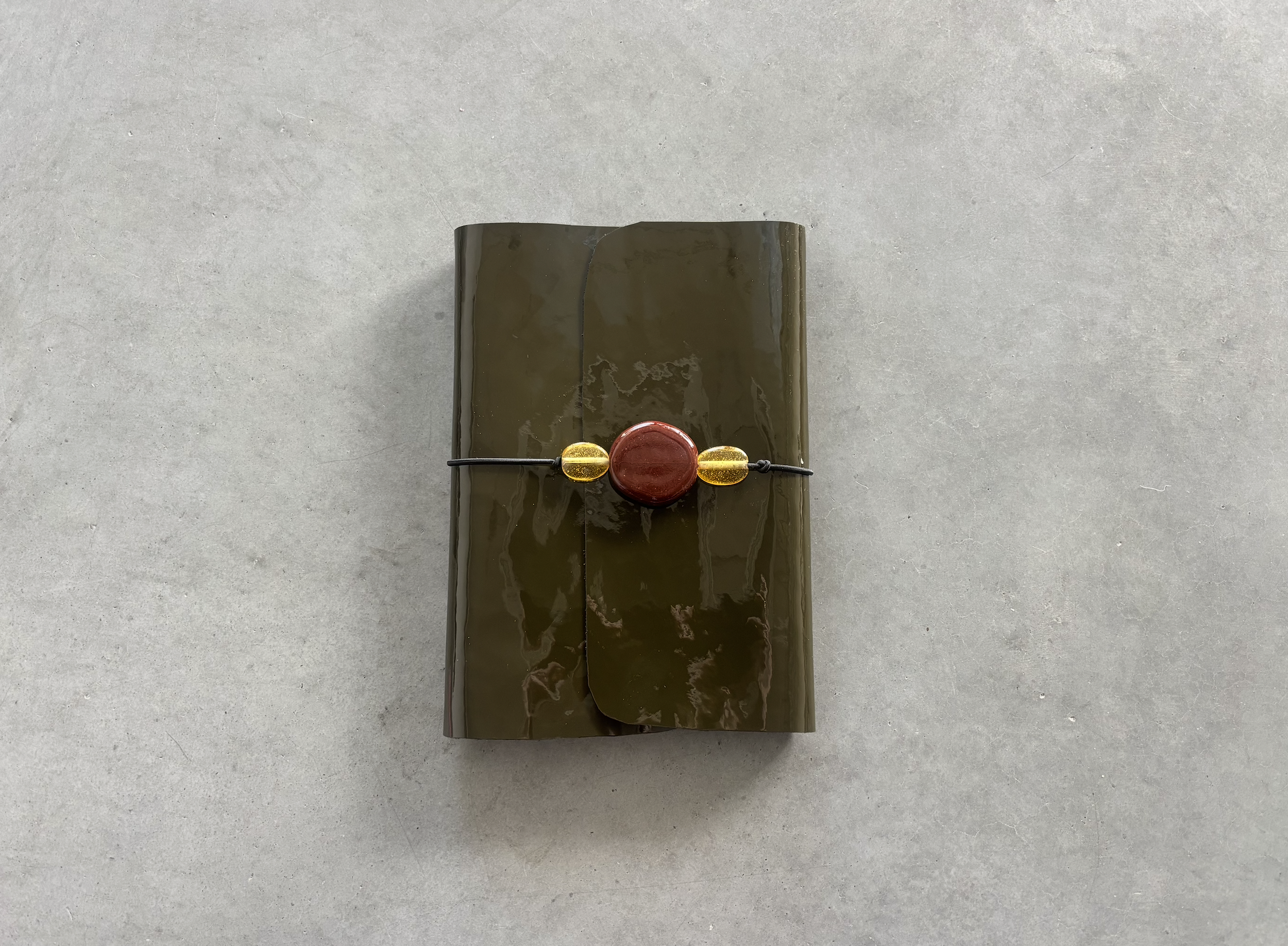 green glaze notebook