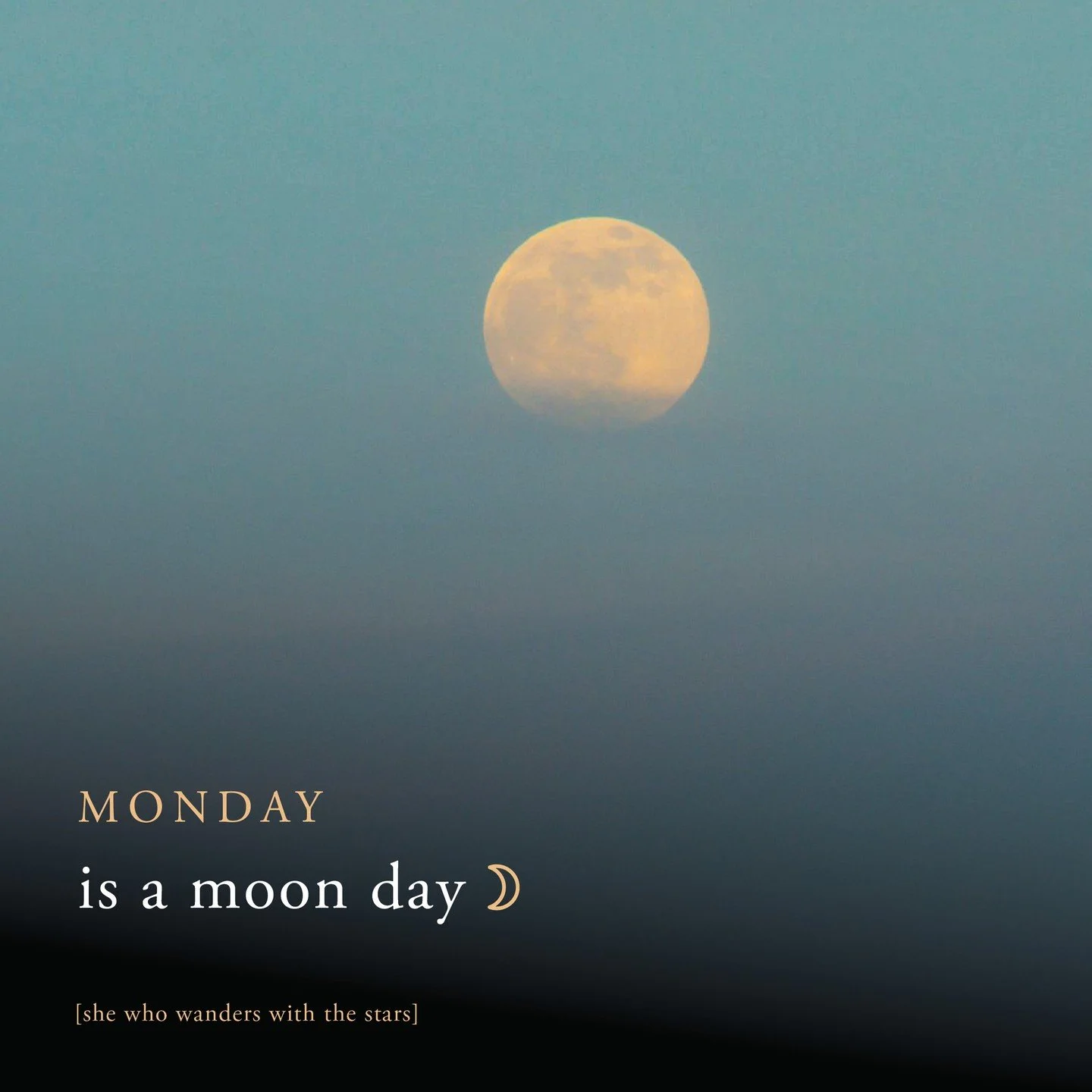 Monday belongs to the temple of the moon 🌕. The moon is ruled by Cancer which is a Cardinal water sign. Cancer is emotion so this is a day to look after our emotional wellbeing - self care is key to keeping our emotions in check and ensuring we keep