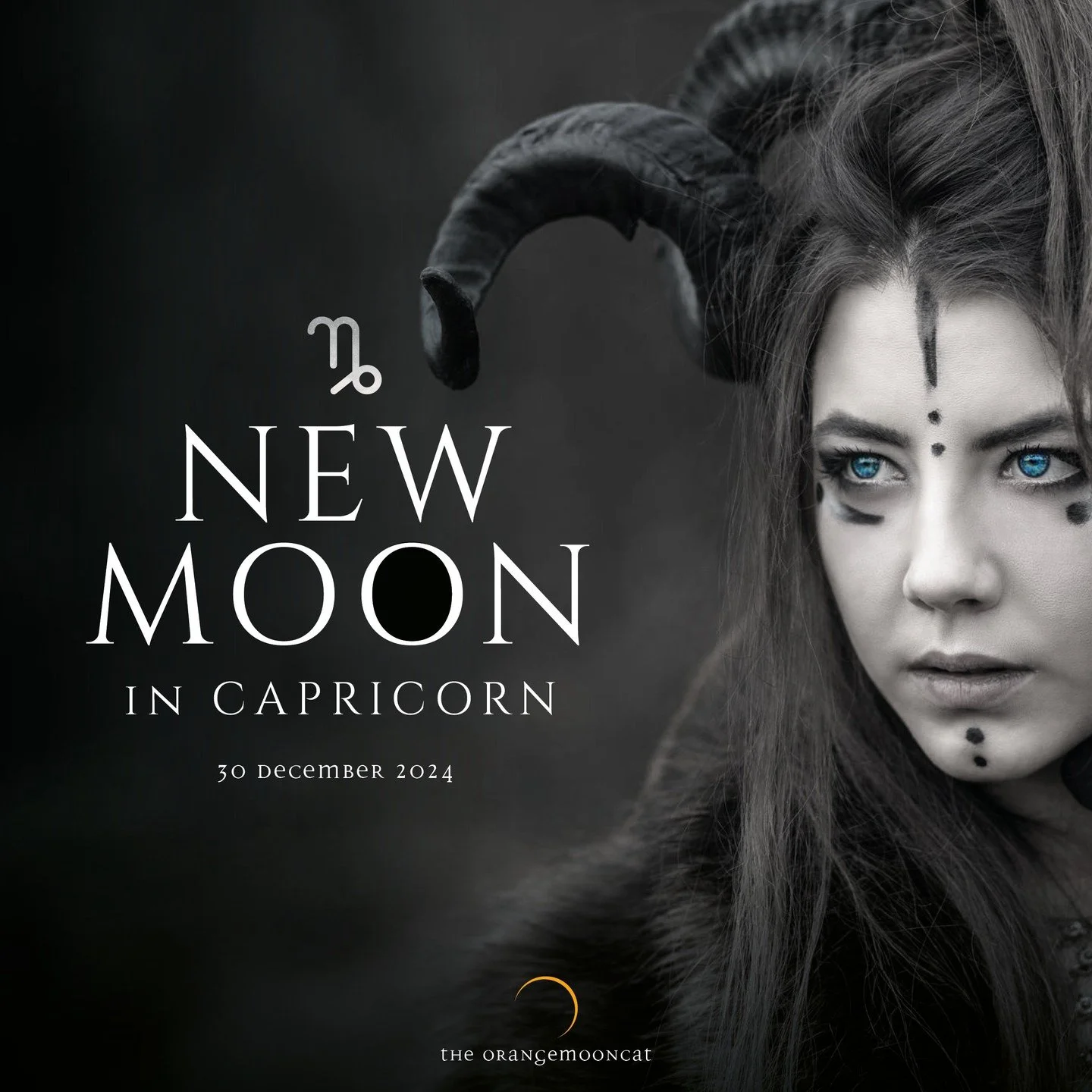 New moon in Capricorn🌚🐐

Tonight sees the new moon at 9&ordm; in the steady and solid sign of Capricorn. As the second new moon in December this is known as the black moon and its power is potent. Capricorn I would say is a much misinterpreted or m