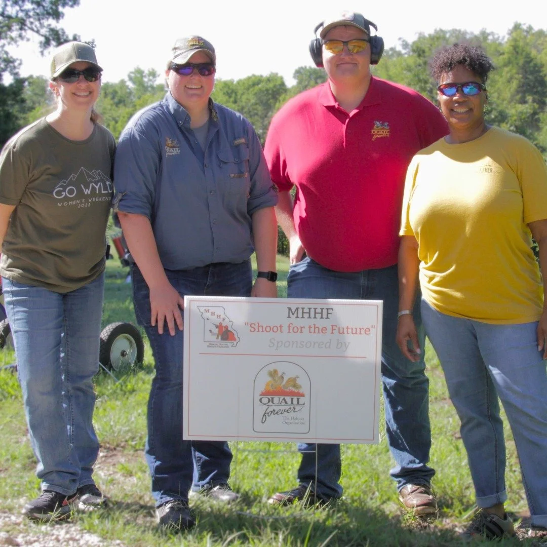 🙌 Thank you to our incredible sponsors, the West Central Chapter of @missouriqf who help make Shoot for the Future possible!

🏆 Sponsorships and silent auction donations help support our mission of introducing youth and their families to the outdoo