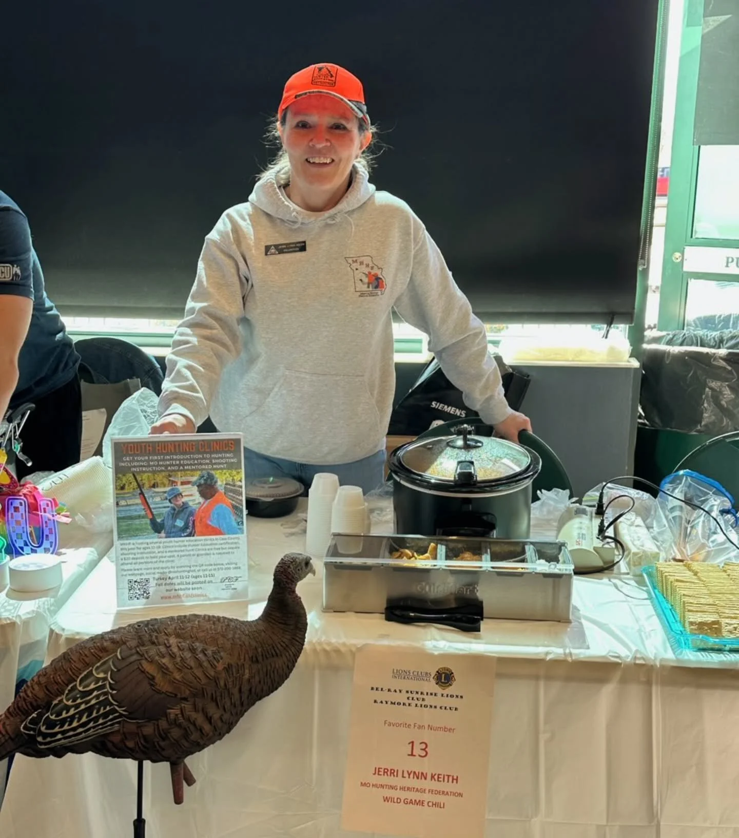 Clinic Coordinator Jerri Keith represented MHHF at a local chili cookoff in Cass County over the weekend! We have two youth turkey clinics coming up on April 11-12, one in Cass County and one in Sweet Springs. Learn more and register at www.mhhf.us/c