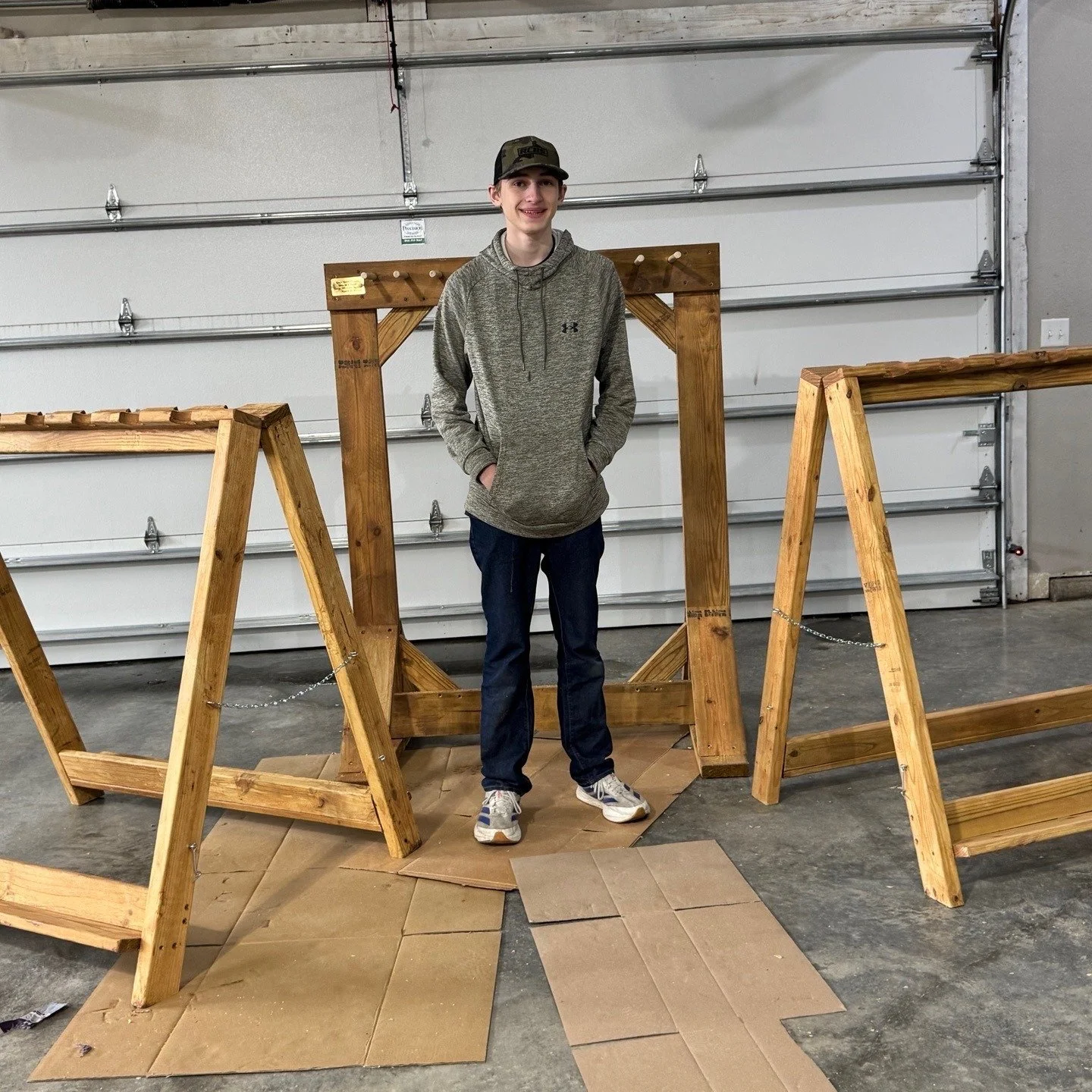 Life Scout Don Stock from Lee's Summit selected the Missouri Hunting Heritage Federation to honor with his Eagle Scout Project! Don and other members of Troop 1391 built MHHF two firearm racks and a wader rack. MHHF is very grateful to Mr. Stock for 