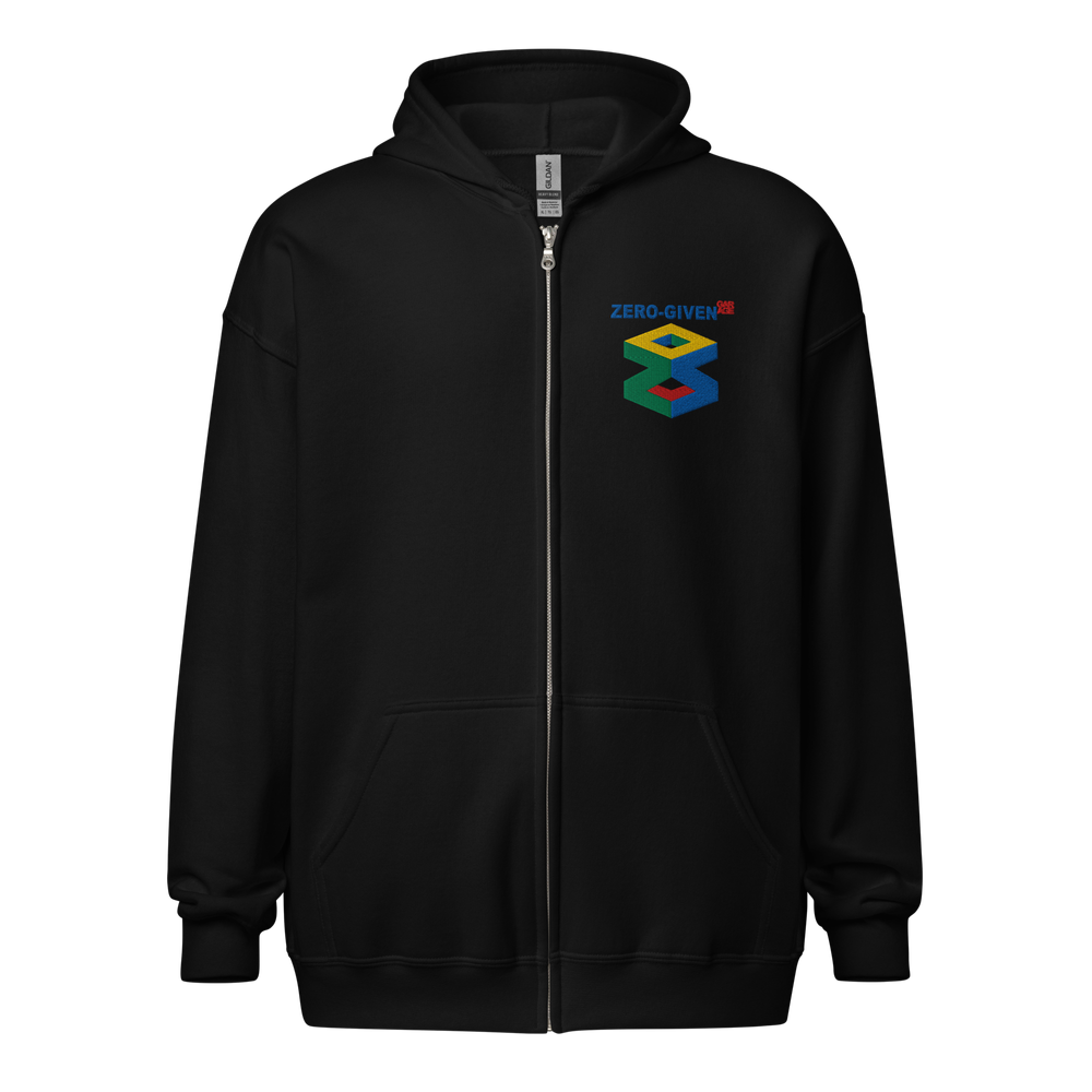 Hoodie (Zip-Up) | Z64 Crew [UNISEX] [5-COLORS] — Zero Given Garage