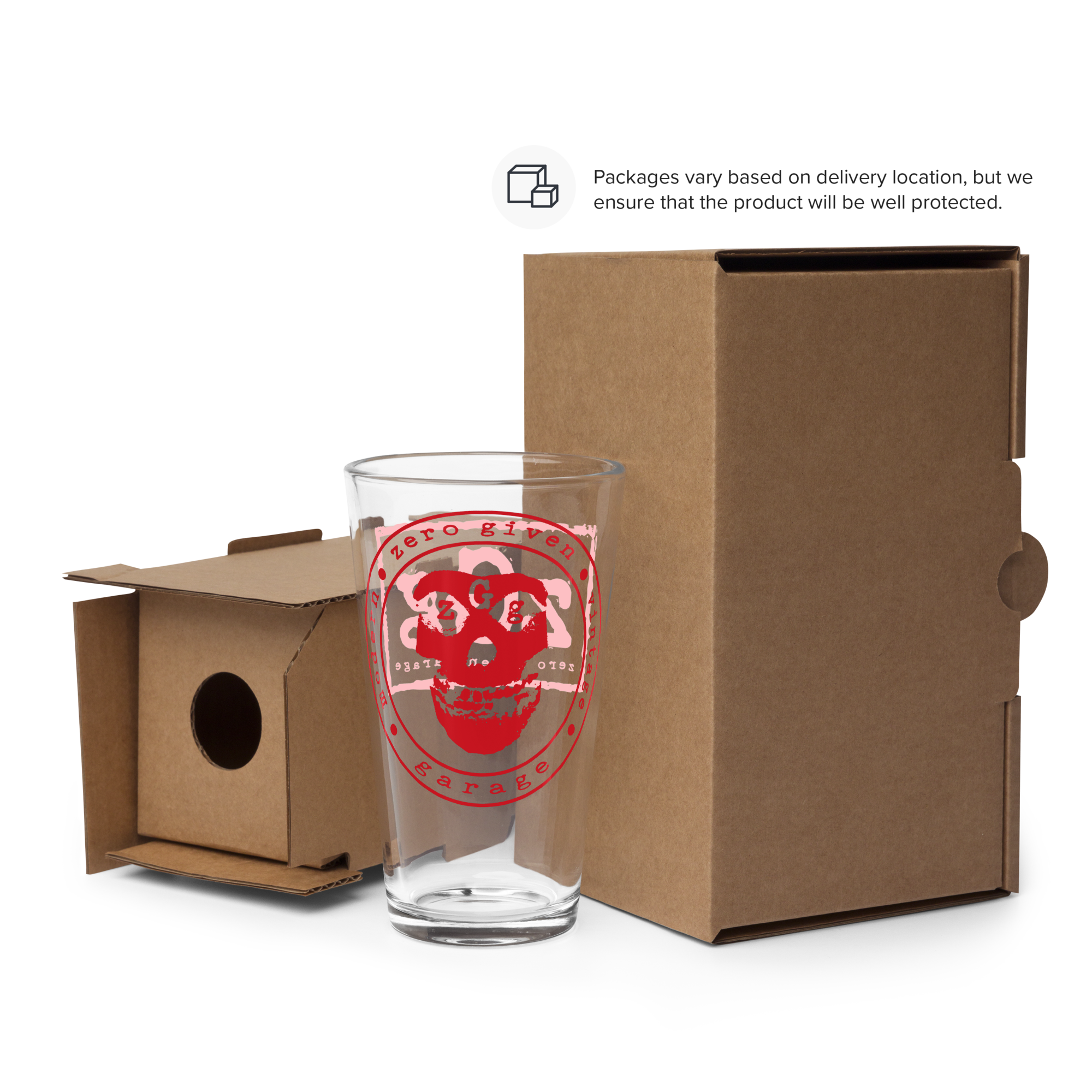 Pint Glass | zGg Wolfpac — Zero Given Garage