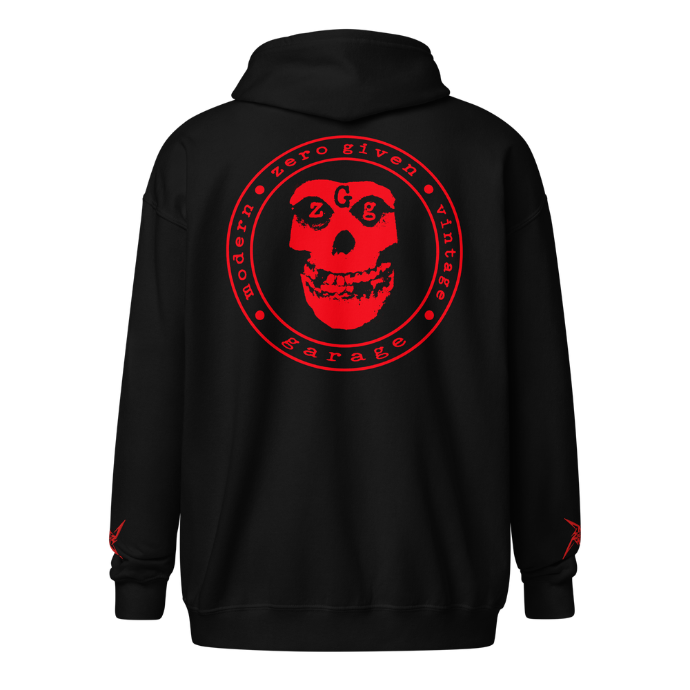 Hoodie (Zip-Up) | zGg Wolfpac Crew [UNISEX] [3-COLORS] — Zero