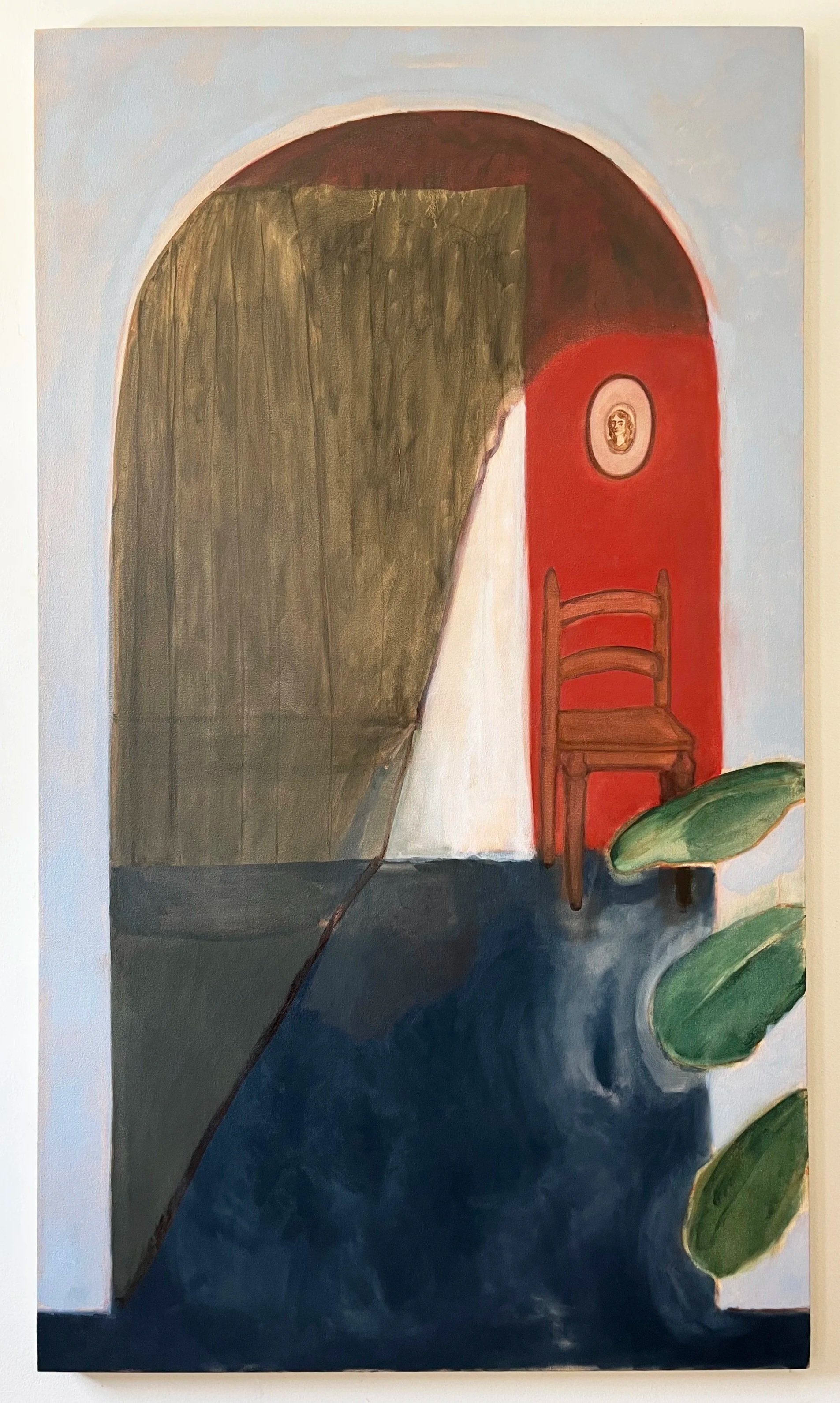 Oil on canvas, 66x38 inches