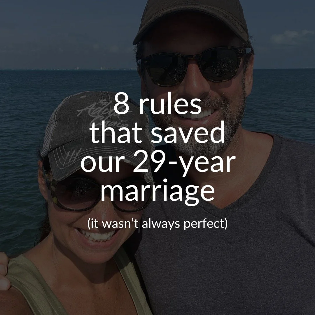 30 years of history. 29 years of marriage. And a lot of "we might not make it" moments in between. ❤️

Graham and I have learned that a long-term relationship isn't a feeling, it&rsquo;s a decision. We had to stop "hoping" for a h