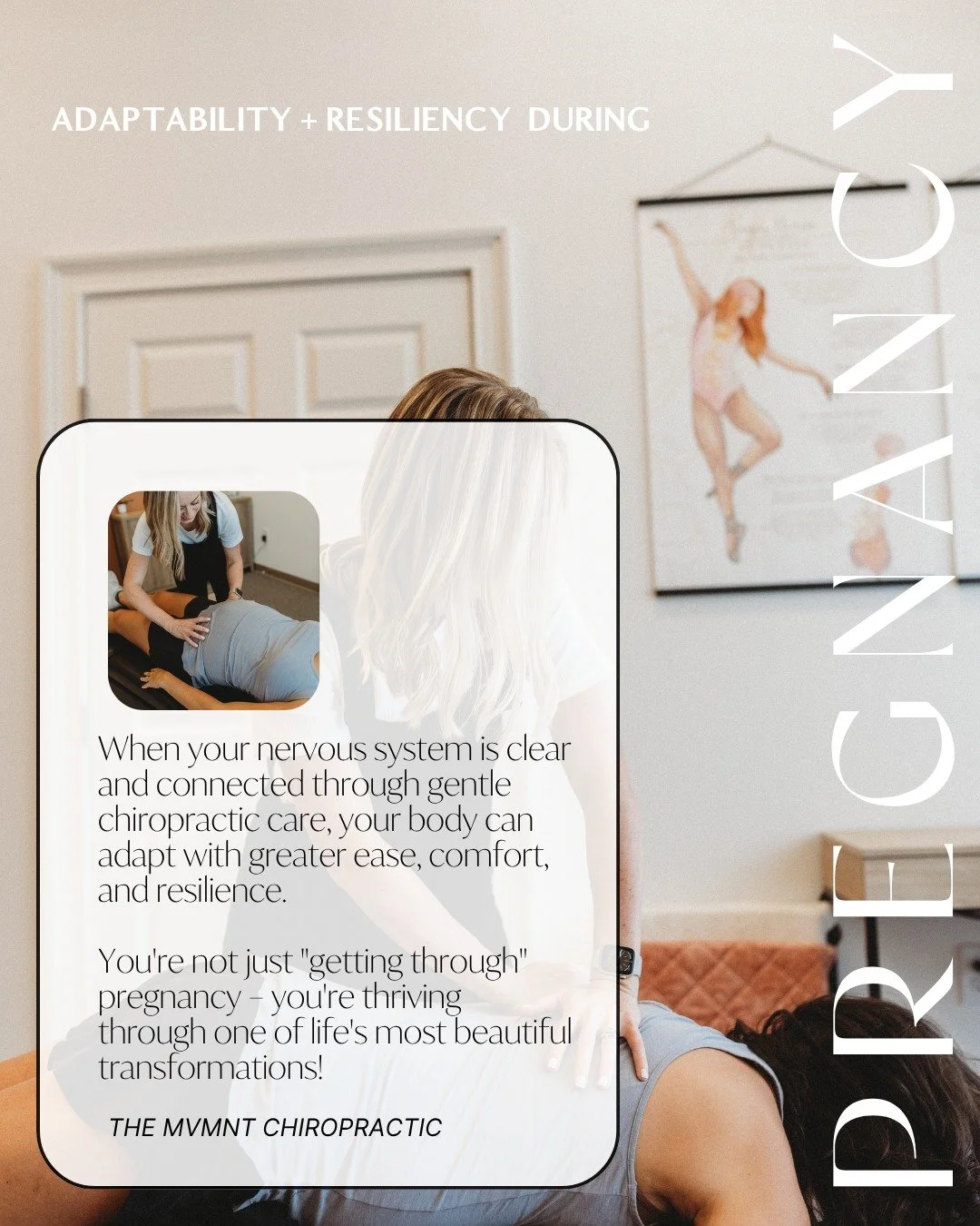 Mama, in just 9 months, your body will undergo THE most dramatic transformation of your entire life.

Your heart will pump 50% more blood, your ribcage will expand, your pelvis will shift and widen, your center of gravity will completely change, and 