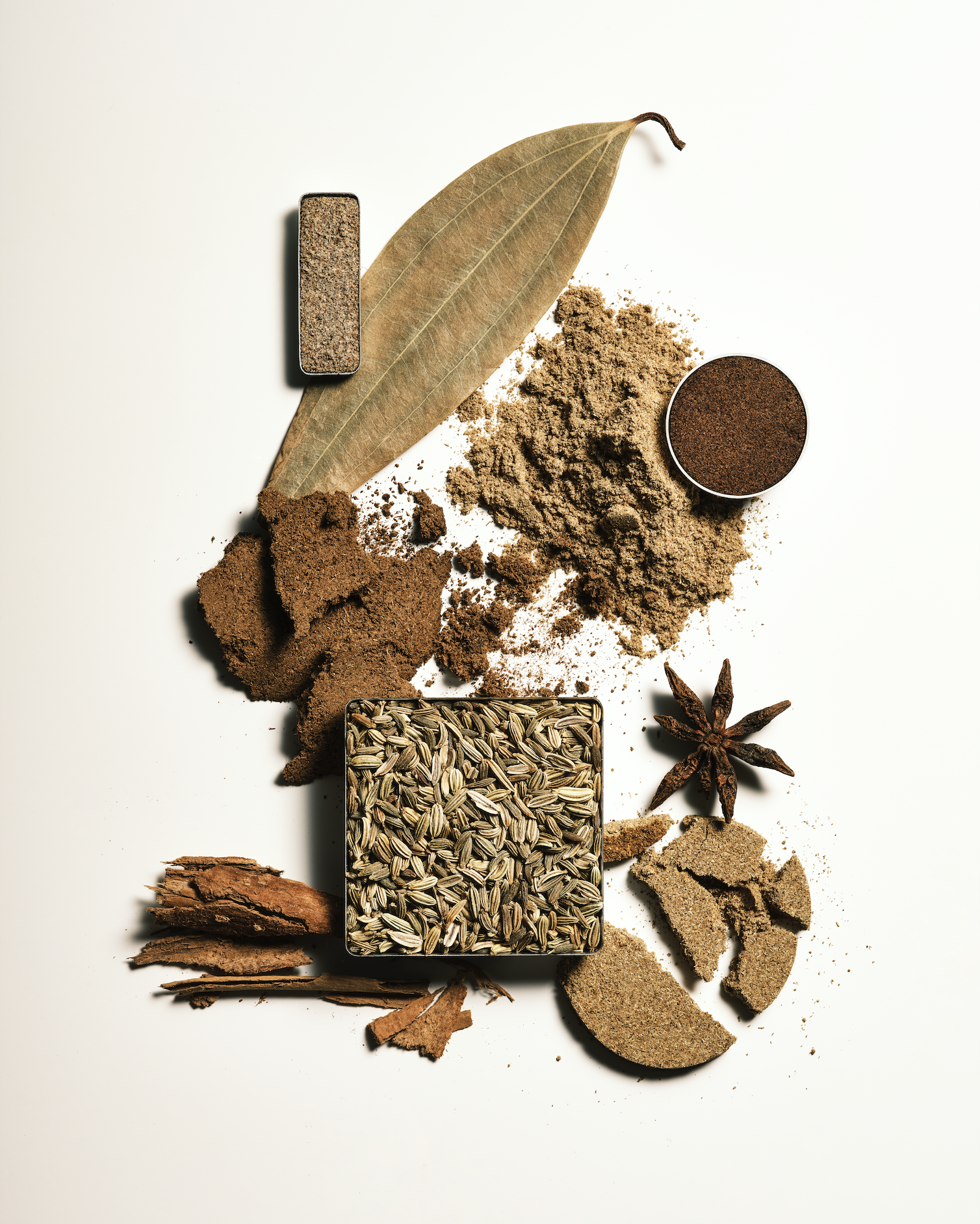 Culinary Cosmetics by Charlotte Omnès & Aaron Muntz is a playful exploration of the intersection between food and beauty. Reimagined spice blends, compound butters, mustards, oils, and fats through the lens of high-end cosmetic advertising.