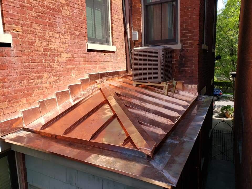 Copper Standing Seam Metal Roof in Nashville, TN