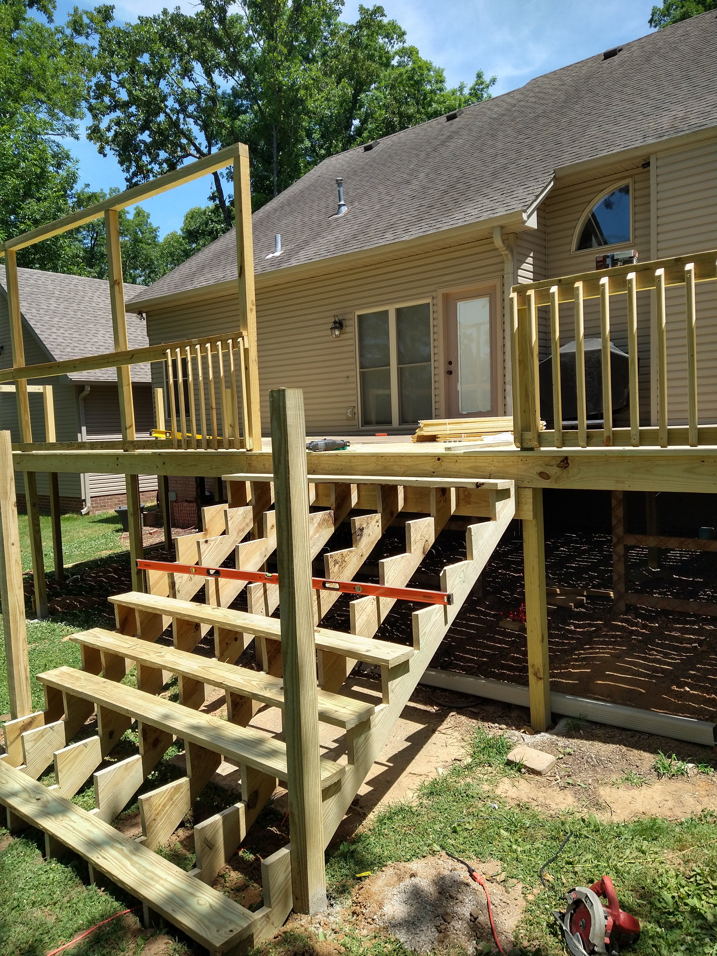 Deck and Screen Room build in Hopkinsville, KY